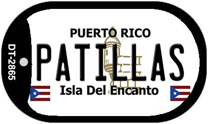 Patillas Puerto Rico Metal Novelty Dog Tag Necklace DT-2865