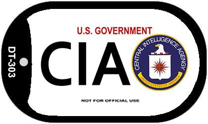 CIA Novelty Dog Tag Necklace DT-303