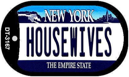Housewives New York Novelty Metal Dog Tag Necklace DT-3167