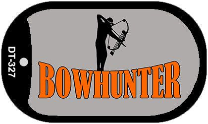 Bow Hunter Novelty Metal Dog Tag Necklace DT-327