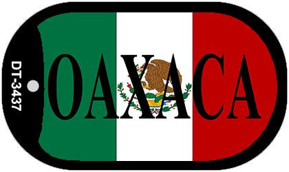 Oaxaca Mexico Flag Metal Novelty Dog Tag Necklace DT-3437