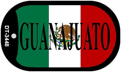 Guanajuato Mexico Flag Metal Novelty Dog Tag Necklace DT-3448