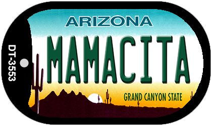 Mamacita Arizona Novelty Metal Dog Tag Necklace DT-3553
