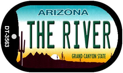 The River Arizona Novelty Metal Dog Tag Necklace DT-3563