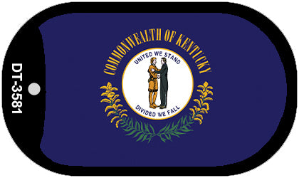 Kentucky State Flag Metal Novelty Dog Tag Necklace DT-3581