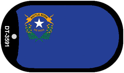 Nevada State Flag Metal Novelty Dog Tag Necklace DT-3591