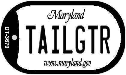 Tailgtr Maryland Novelty Metal Dog Tag Necklace DT-3679