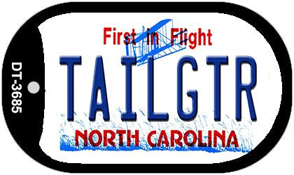 Tailgtr North Carolina Novelty Metal Dog Tag Necklace DT-3685