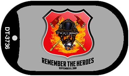 Remember the Heroes Novelty Dog Tag Necklace DT-3736