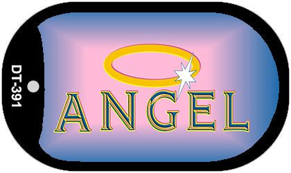 Angel Novelty Metal Dog Tag Necklace DT-391