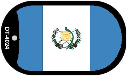 Guatemala Flag Scroll Metal Novelty Dog Tag Necklace DT-4024