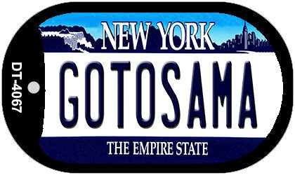 Gotosama New York Novelty Metal Dog Tag Necklace DT-4067