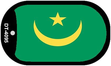 Mauritania Flag Metal Novelty Dog Tag Necklace DT-4095