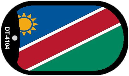 Namibia Flag Metal Novelty Dog Tag Necklace DT-4104