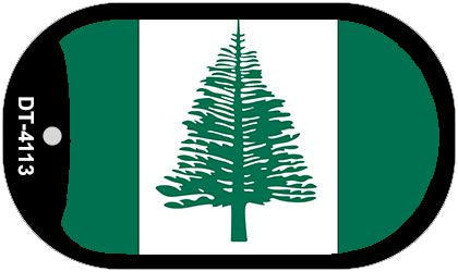 Norfolk Islands Flag Metal Novelty Dog Tag Necklace DT-4113
