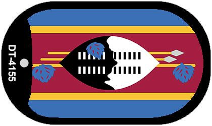 Swaziland Flag Metal Novelty Dog Tag Necklace DT-4155