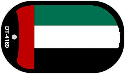 United Arab Emirates Flag Metal Novelty Dog Tag Necklace DT-4169