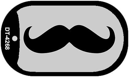 Mustache Novelty Novelty Metal Dog Tag Necklace DT-4268