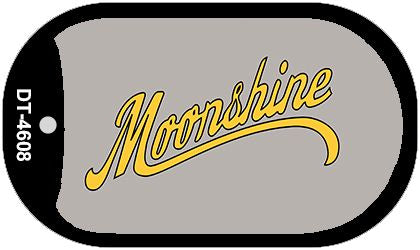 Moonshine Novelty Metal Dog Tag Necklace DT-4608