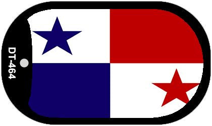 Panama Flag Metal Novelty Dog Tag Necklace DT-464