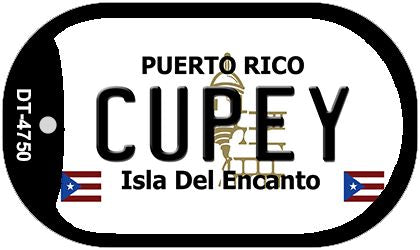 Cupey Puerto Rico Metal Novelty Dog Tag Necklace DT-4750