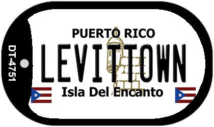 Levittown Puerto Rico Metal Novelty Dog Tag Necklace DT-4751