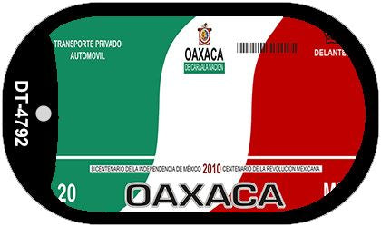 Oaxaca Mexico Blank Novelty Metal Dog Tag Necklace DT-4792