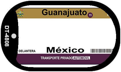 Guanajuato Mexico Blank Novelty Metal Dog Tag Necklace DT-4808
