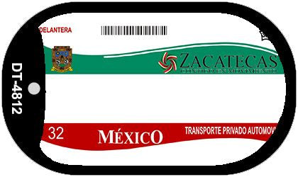 Zacatecas Mexico Blank Novelty Metal Dog Tag Necklace DT-4812