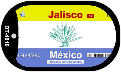 Jalisco Mexico Blank Novelty Metal Dog Tag Necklace DT-4816
