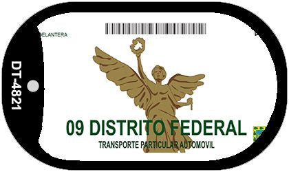 Distrito Federal Mexico Blank Novelty Metal Dog Tag Necklace DT-4821