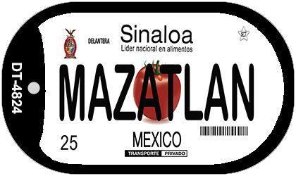 Mazatlan Mexico Novelty Metal Dog Tag Necklace DT-4824