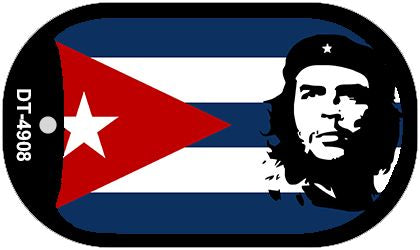 Che Guevara Flag Metal Novelty Dog Tag Necklace DT-4908