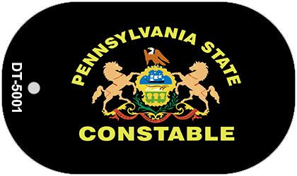 PA Constable State Seal Novelty Dog Tag Necklace DT-5001