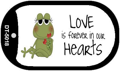 Love in our Hearts Novelty Metal Dog Tag Necklace DT-5018