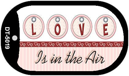 Love in the Air Novelty Metal Dog Tag Necklace DT-5019
