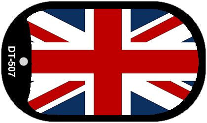 Britain Flag Metal Novelty Dog Tag Necklace DT-507