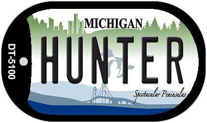 Hunter Michigan Novelty Metal Dog Tag Necklace DT-5100