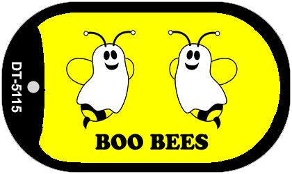 Boo Bees Novelty Metal Dog Tag Necklace DT-5115