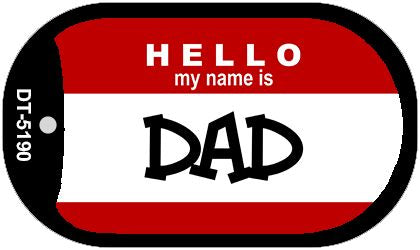 Dad Novelty Metal Dog Tag Necklace DT-5190