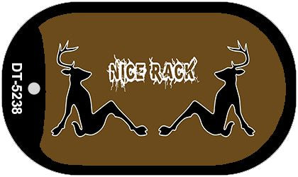Nice Rack Novelty Metal Dog Tag Necklace DT-5238