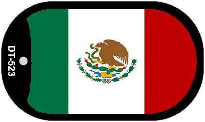 Mexico Flag Metal Novelty Dog Tag Necklace DT-523