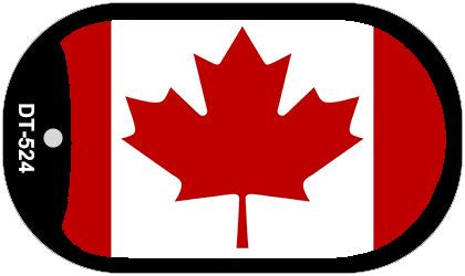 Canada Flag Metal Novelty Dog Tag Necklace DT-524