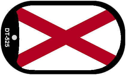 Alabama State Flag Metal Novelty Dog Tag Necklace DT-525