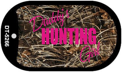 Daddys Hunting Girl Novelty Metal Dog Tag Necklace DT-5266