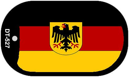 Germany Flag Metal Novelty Dog Tag Necklace DT-527