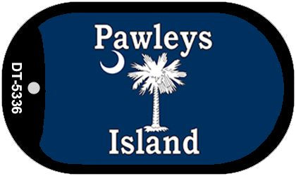 Pawleys Island Blue Novelty Metal Dog Tag Necklace DT-5336