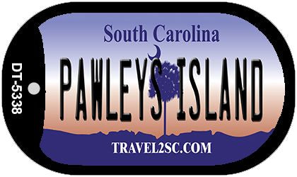 Pawleys Island South Carolina Novelty Metal Dog Tag Necklace DT-5338