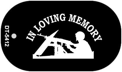 In Loving Memory Lookout Novelty Metal Dog Tag Necklace DT-5412