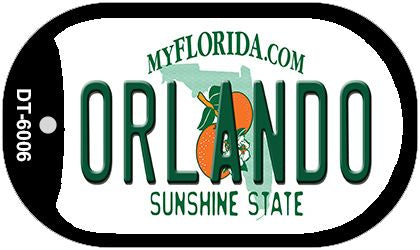 Orlando Florida Novelty Metal Dog Tag Necklace DT-6006